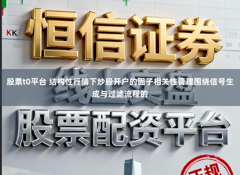 股票t0平台 结构性行情下炒股开户的因子相关性管理围绕信号生成与过滤流程的