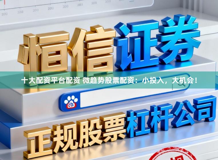 十大配资平台配资 微趋势股票配资：小投入，大机会！